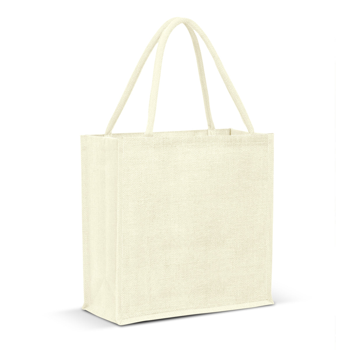 Stock Jute Square Shopper-Vivid(SJB-24T) - greenpac.com.au