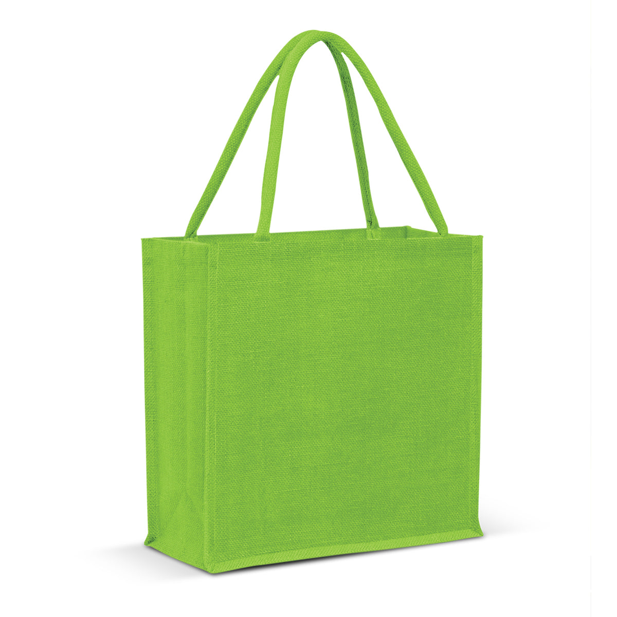Stock Jute Square Shopper-Vivid(SJB-24T) - greenpac.com.au
