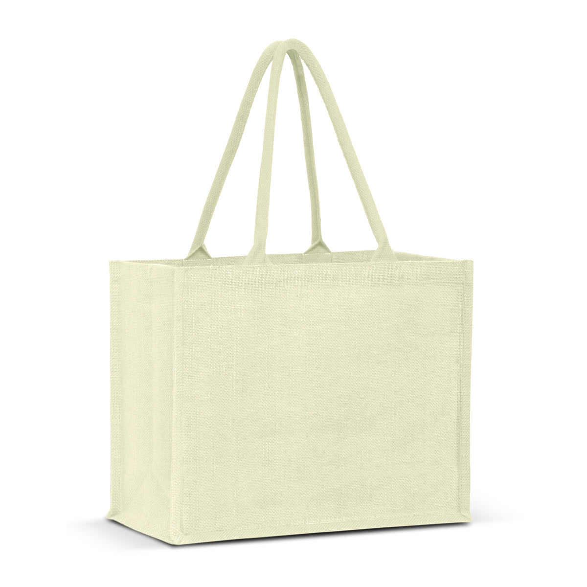 Stock Jute Shopper With Large Gusset-Coloured(SJB-08T) - greenpac.com.au