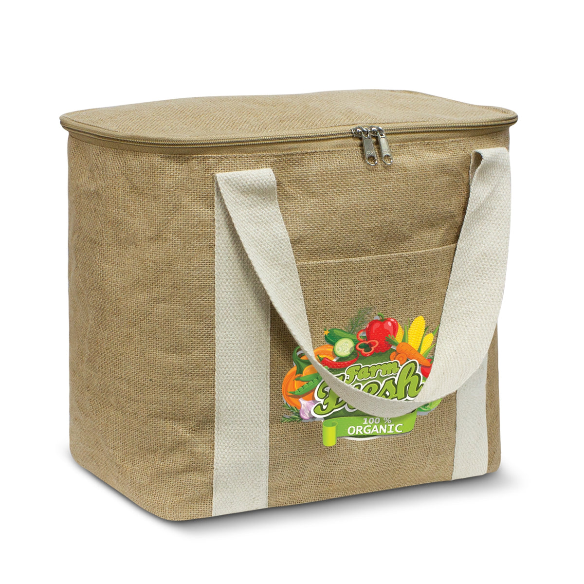 Stock Jute Cooler Bag-Large (SJB-18T) - greenpac.com.au