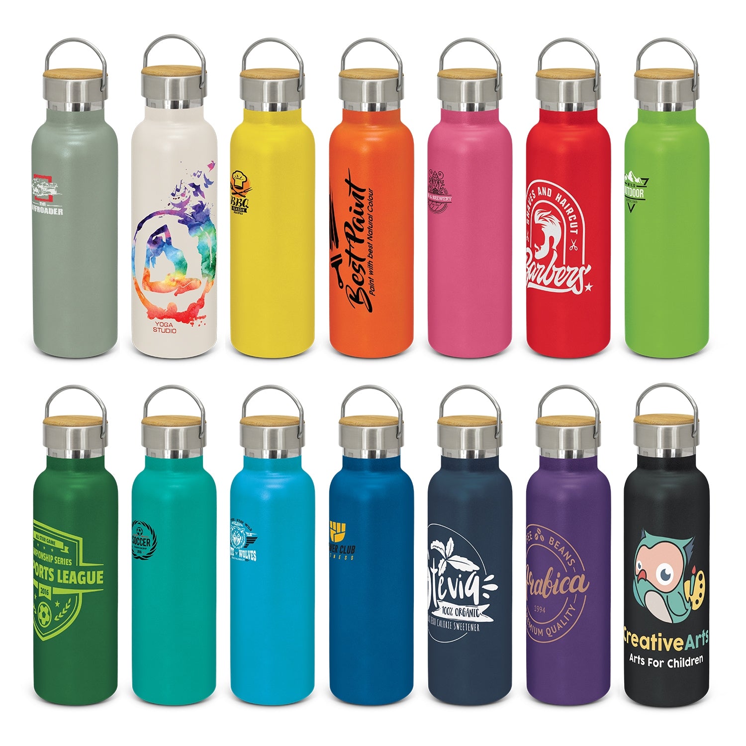 Nomad Deco Vacuum Bottle - Powder Coated (SDW-115T) - greenpac.com.au