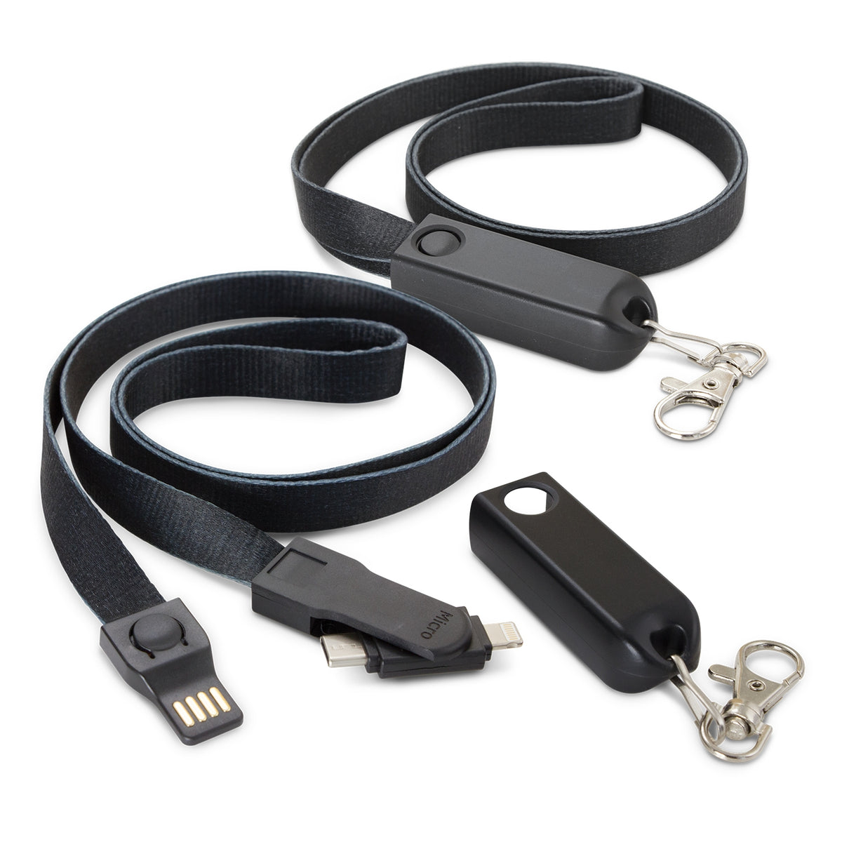 3-in-1 Charging Lanyard(SLY-26) - greenpac.com.au
