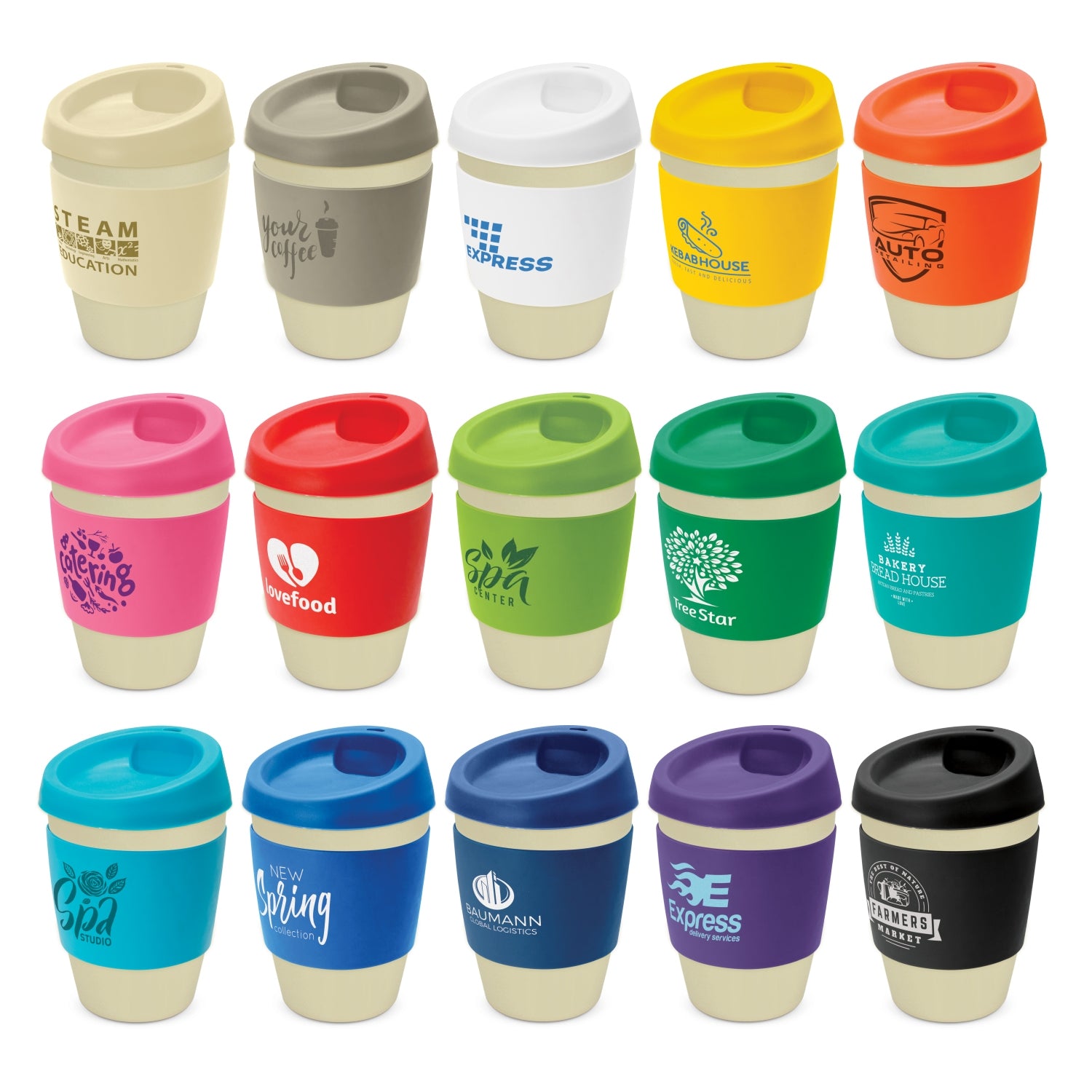 ECO Bamboo Coffee Cup (SDW-95T) - greenpac.com.au