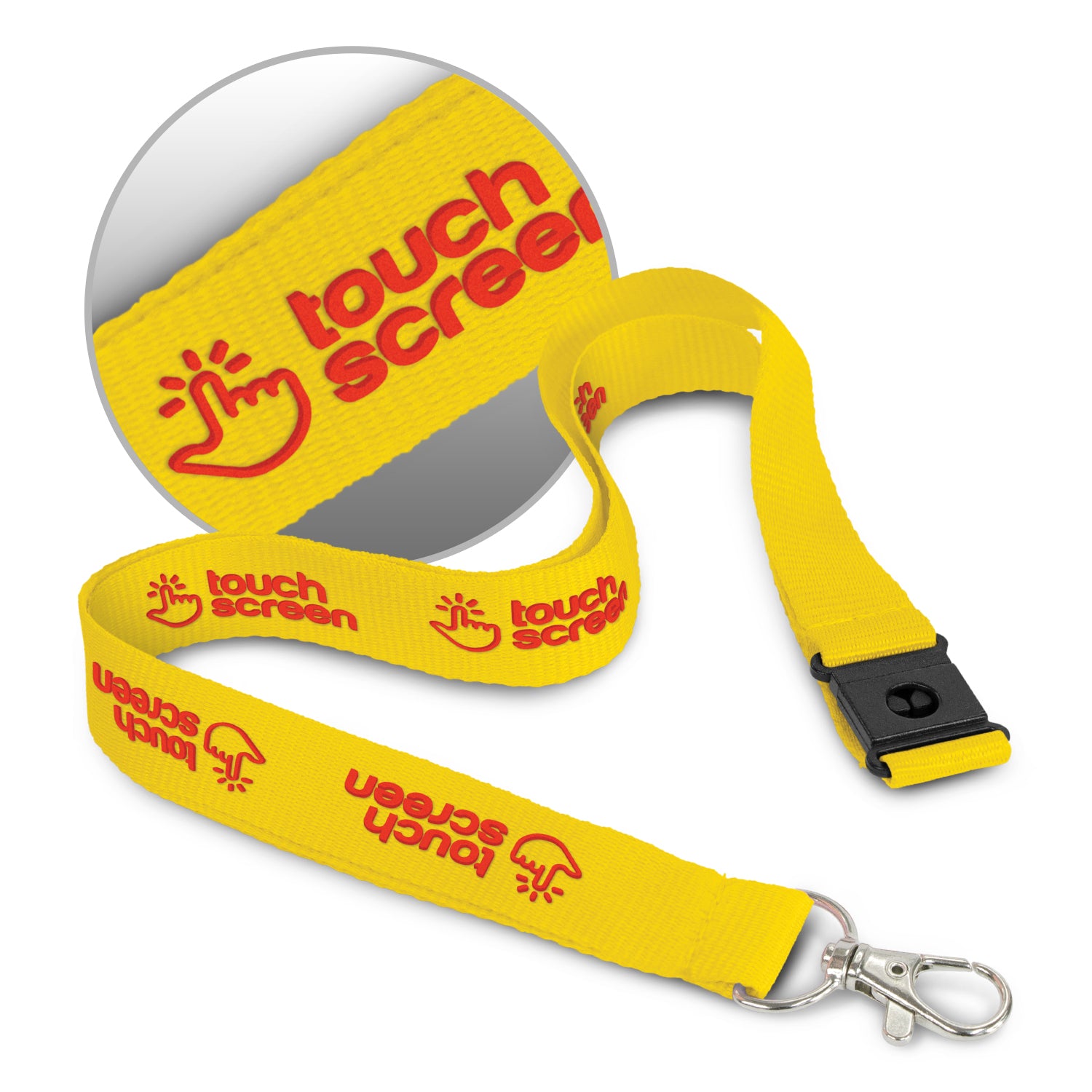 3D Logo Lanyard(SLY-25) - greenpac.com.au