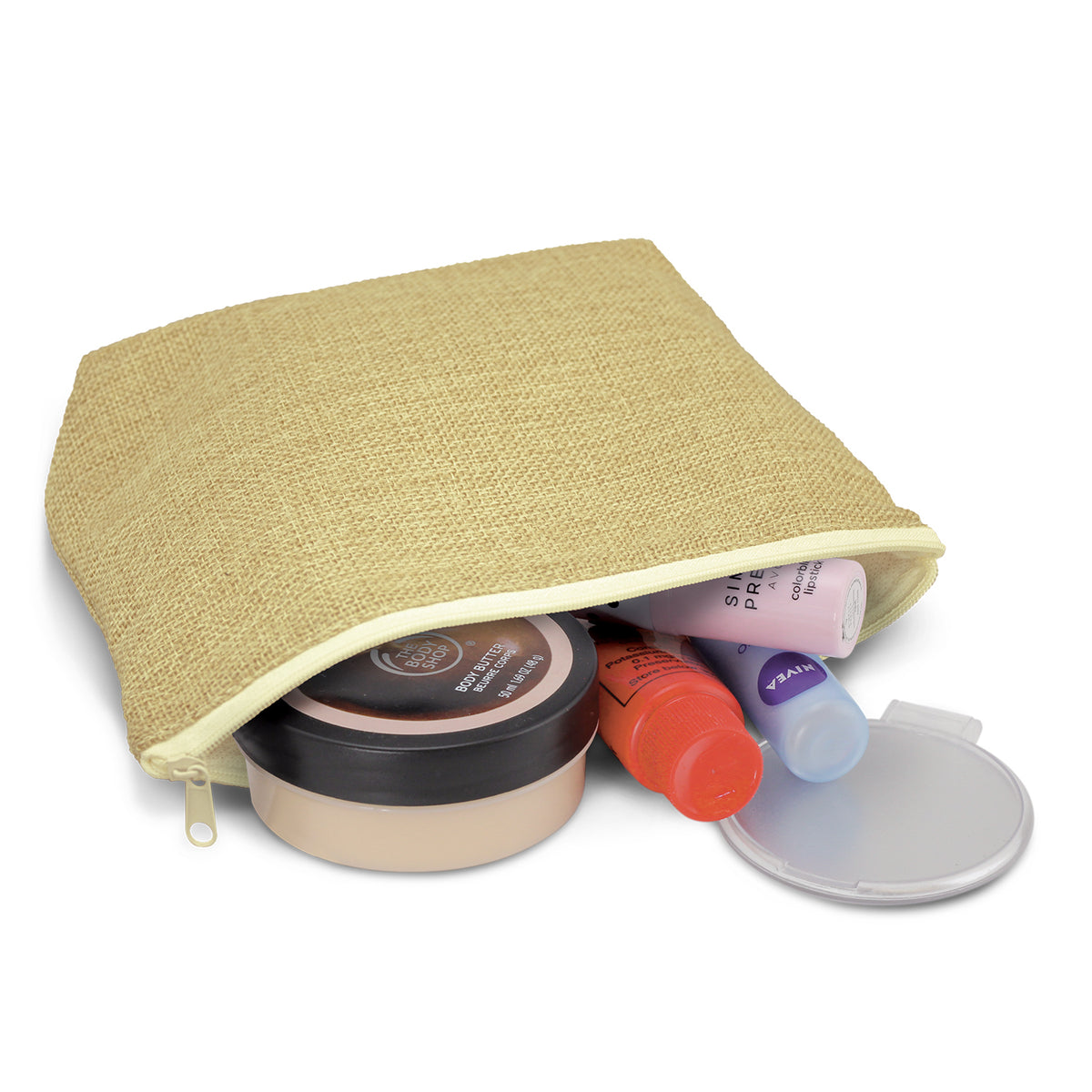 Stock Poly-jute Cosmetic Bag(SJB-31T)