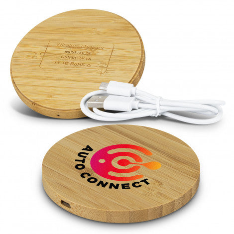 Bamboo Wireless Charger - Round(STP-86T)