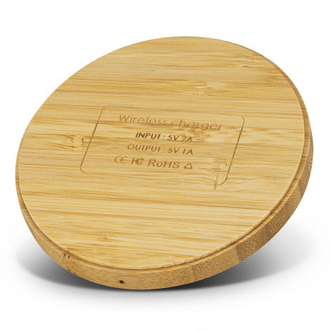Bamboo Wireless Charger - Round(STP-86T)