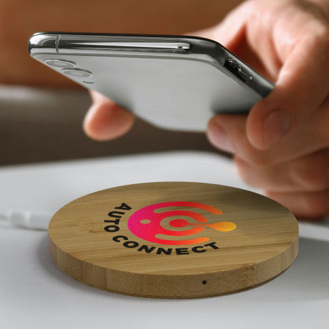 Bamboo Wireless Charger - Round(STP-86T)