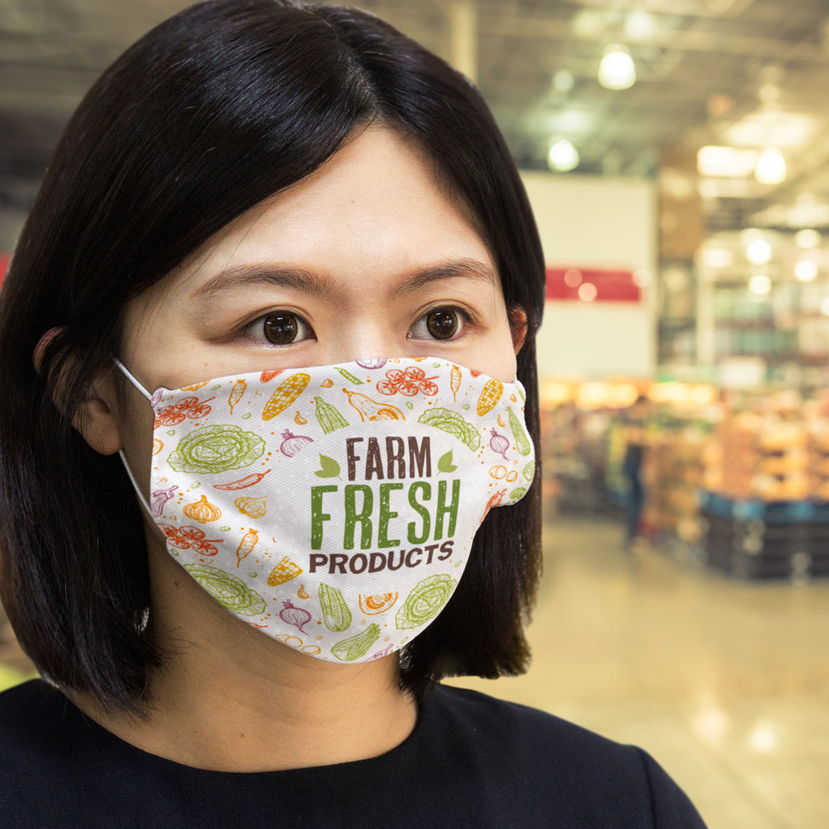 Reusable PP Face Mask Full Colour - Large (SHS-07T)
