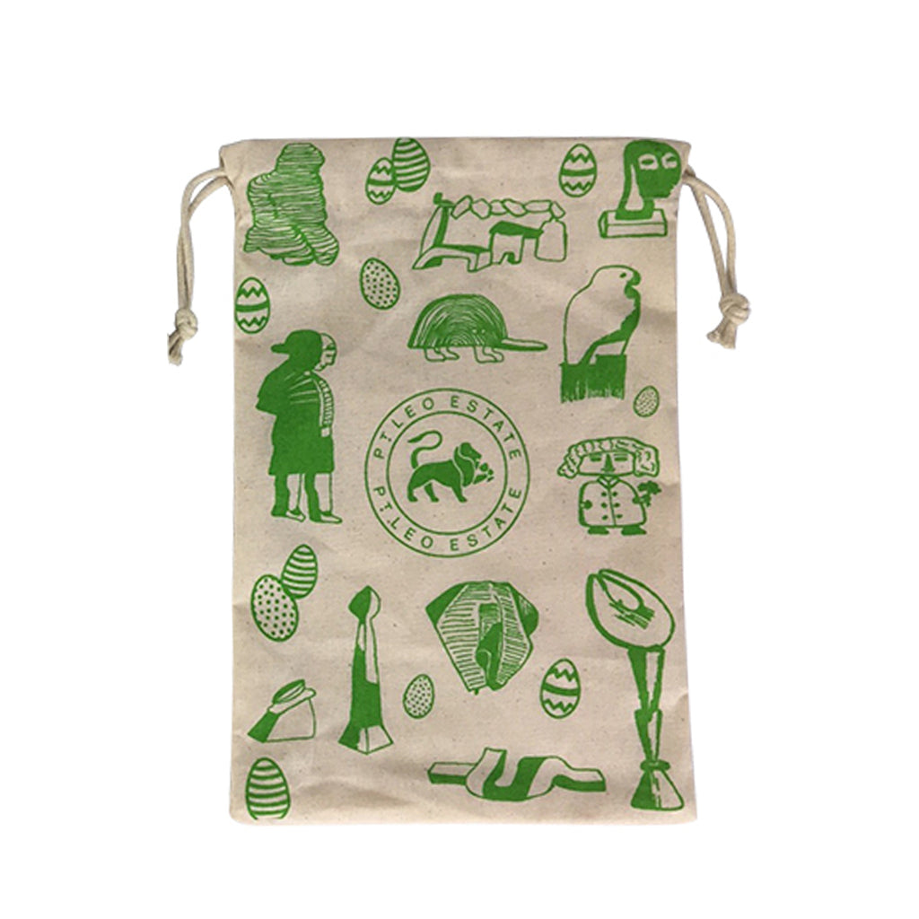 Calico Medium Drawstring  Bag(CA-08) - greenpac.com.au
