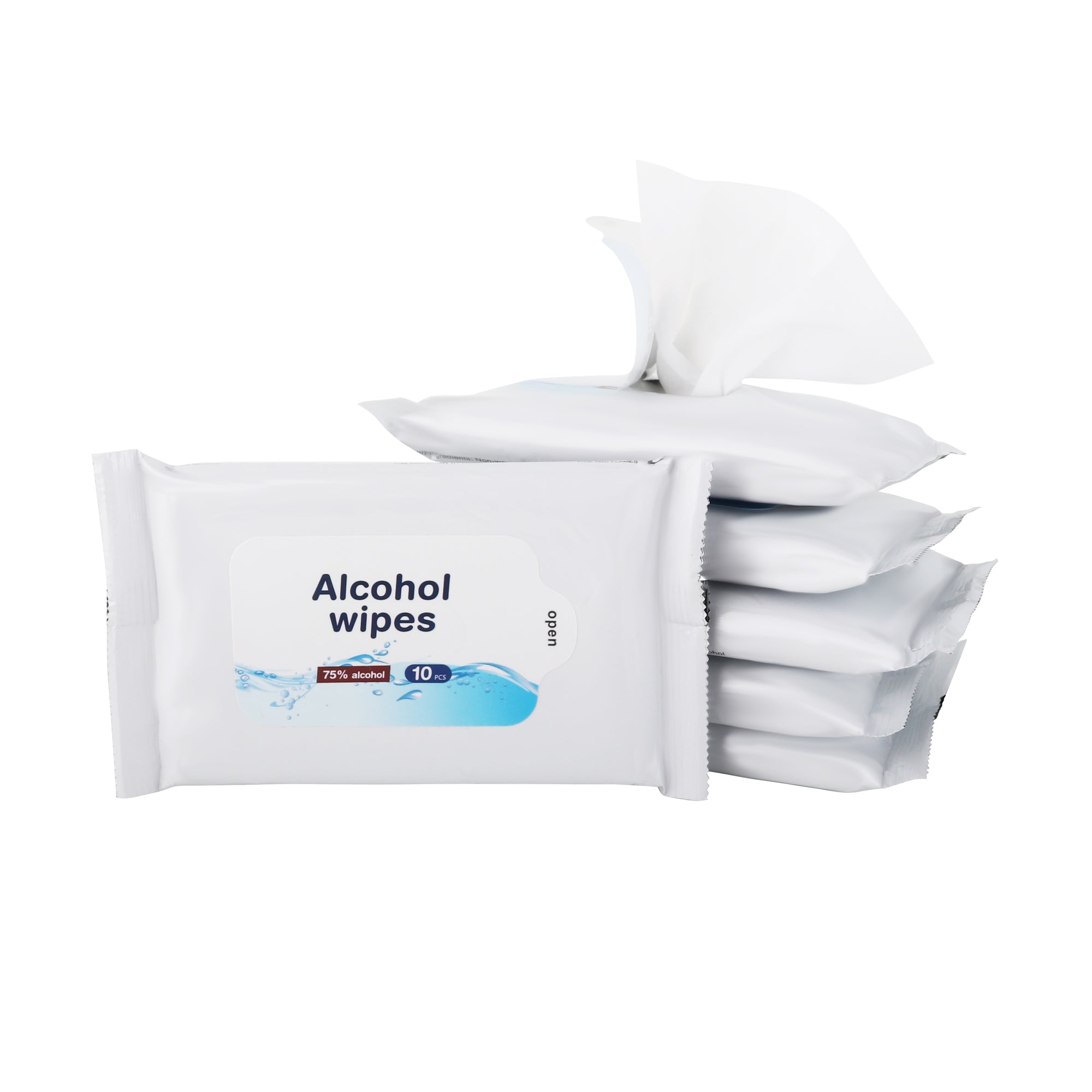 Stock 75% Alcohol Wet Wipes - 10PC Pack (SHS-23P)
