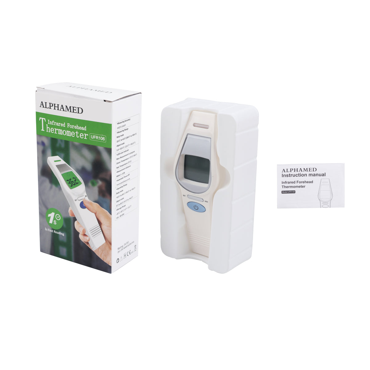 Stock Touchless Digital Infrared Forehead Thermometer (SHS-24P)
