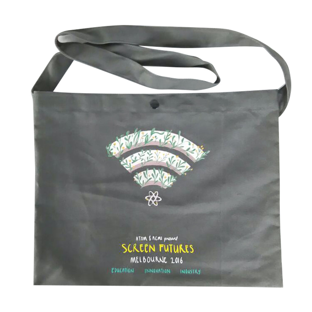 Cotton Messenger Bags Landscape(CB-18) - greenpac.com.au