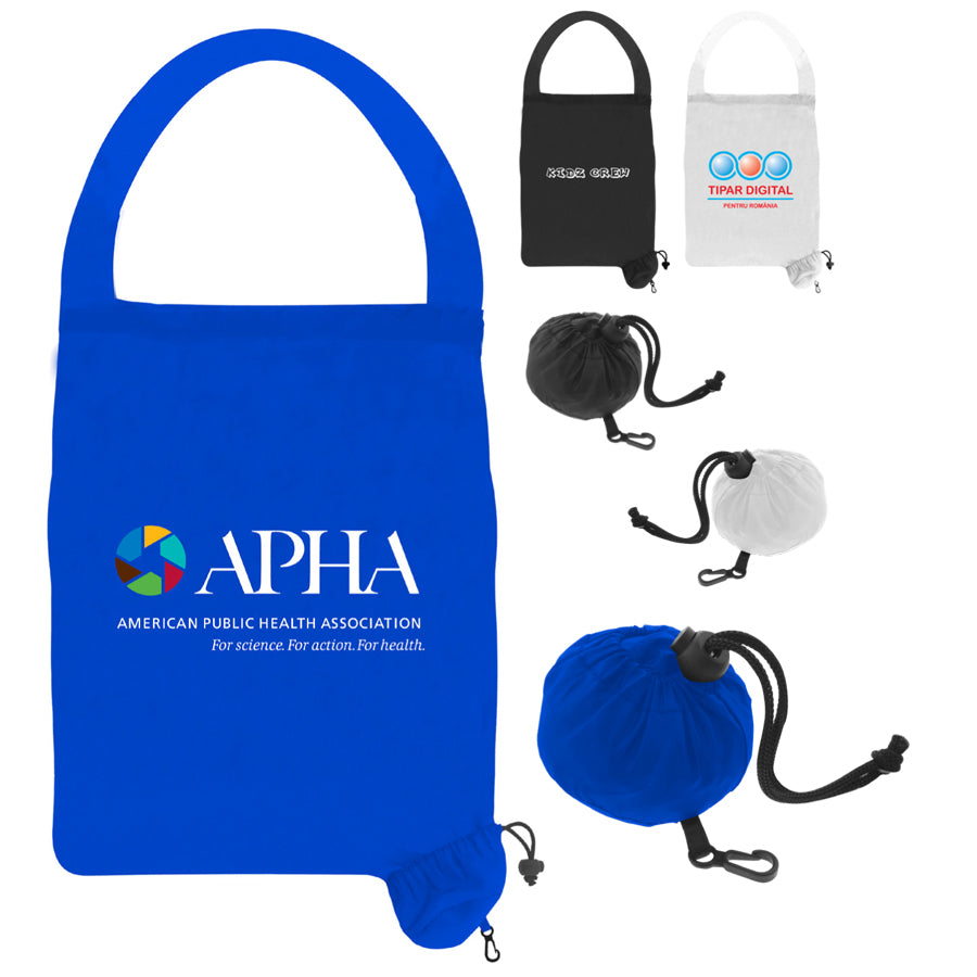 Stock Polyester Tote Bag in a Ball(SPB-06) - greenpac.com.au