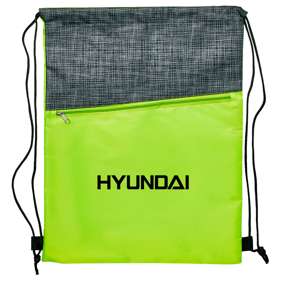 Stock Crosshatch Backpack with Zipper Pocket(SNB-95H) - greenpac.com.au