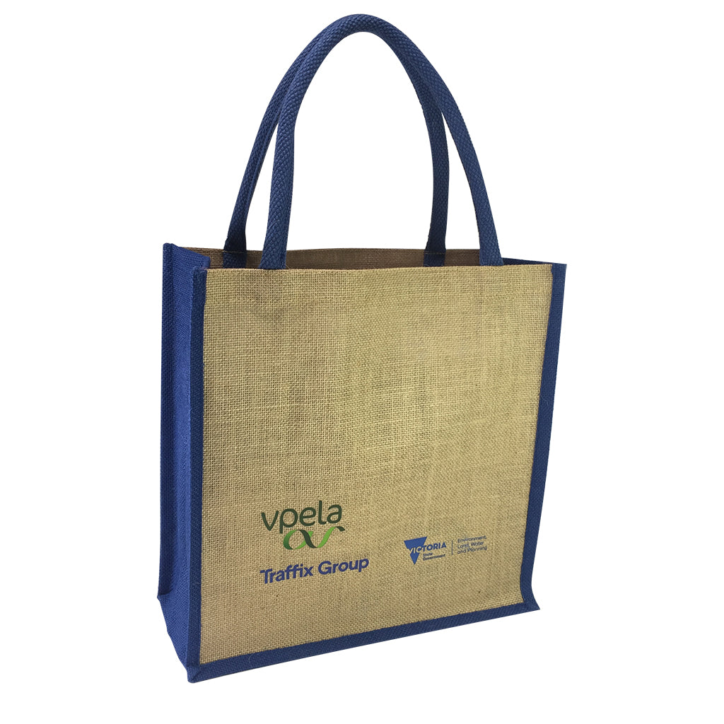 Stock Jute Square Shopper-Coloured(SJB-06T) - greenpac.com.au