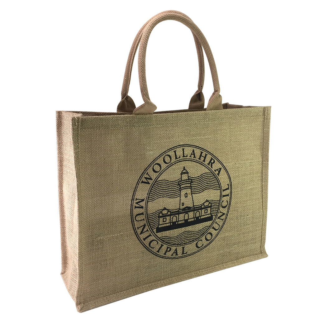 Stock Jute Bag Natural(SJB-01D) - greenpac.com.au