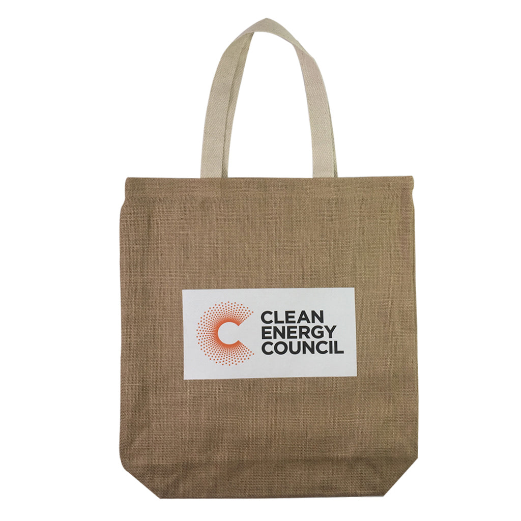 Stock Jute Tote Bag(SJB-04T) - greenpac.com.au