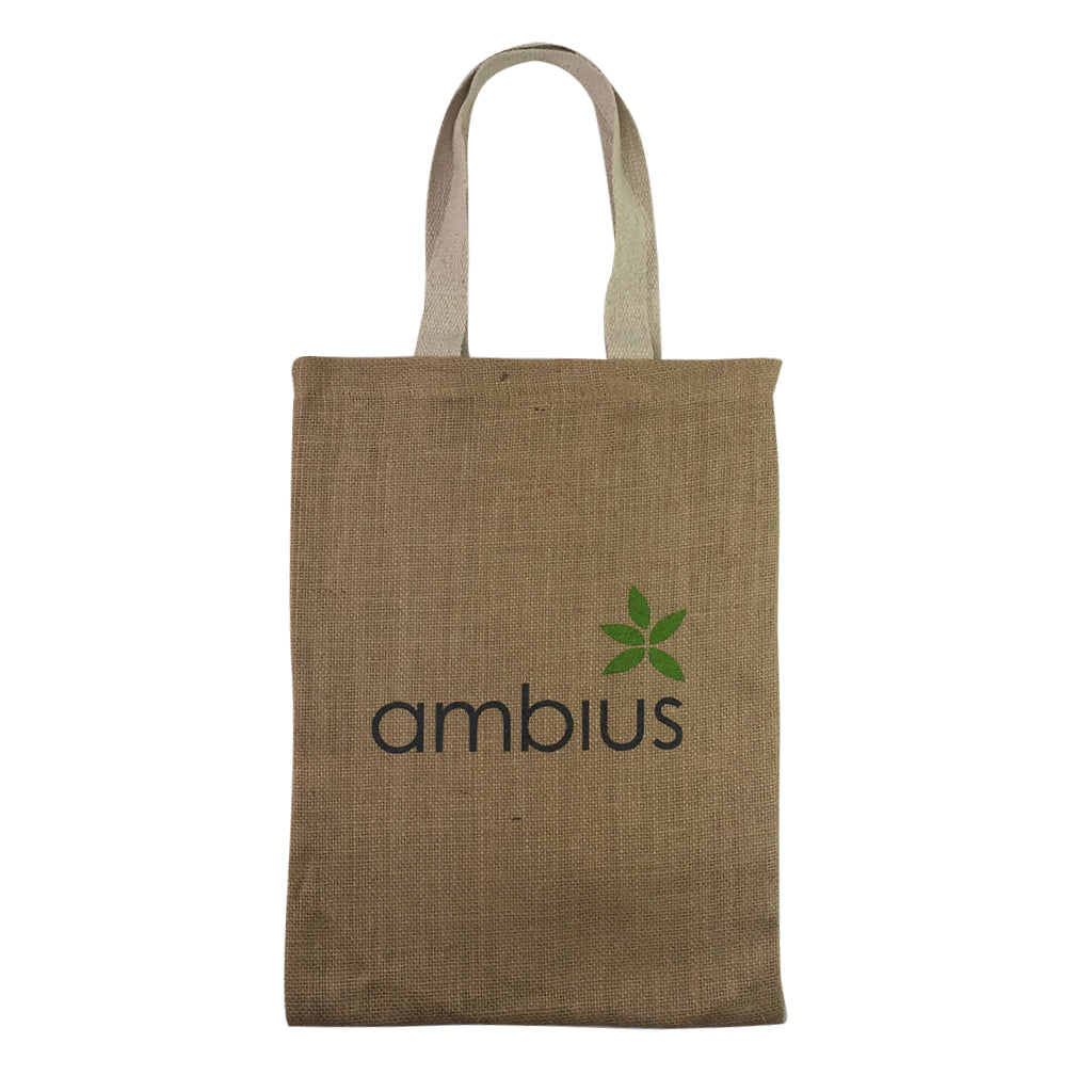 Stock Jute Flat Tote Bag(SJB-03T) - greenpac.com.au