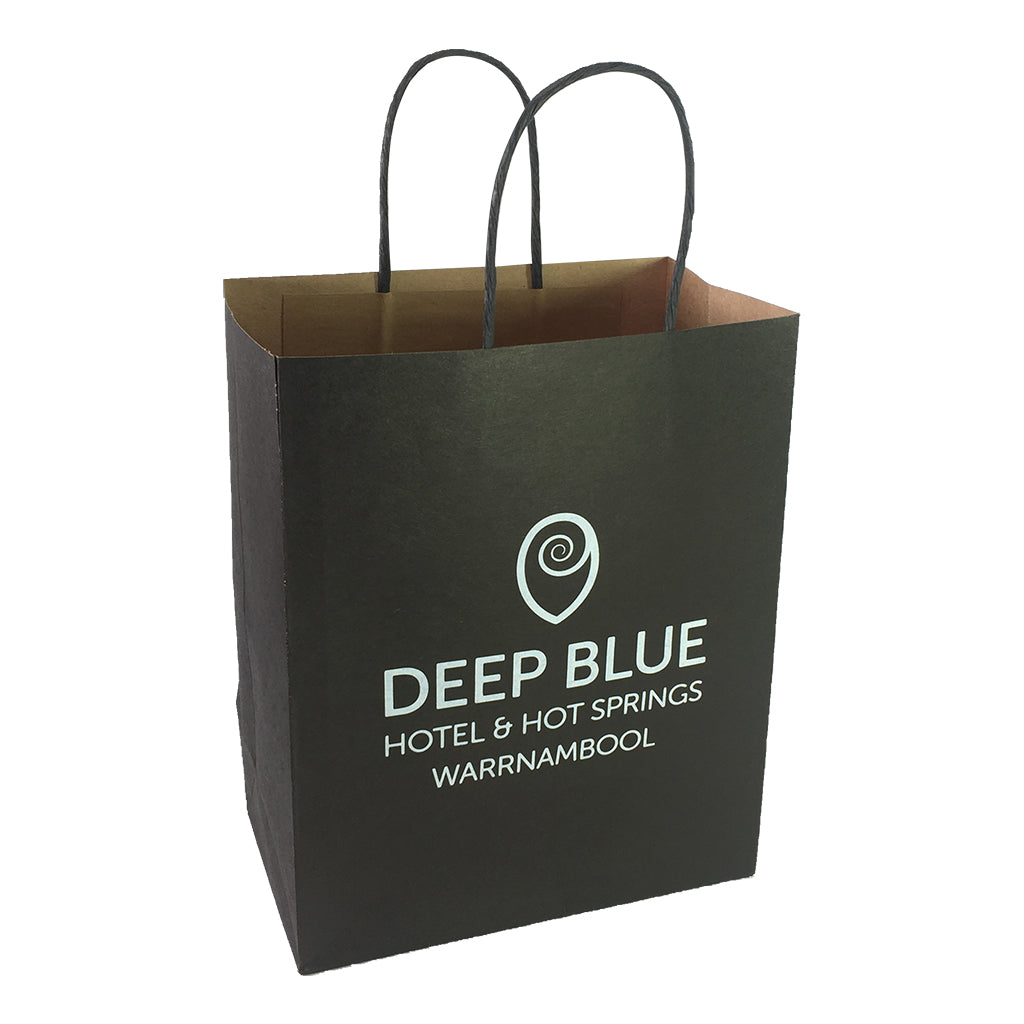 Stock Kraft Paper Carry Bag-Medium(SLP-06T) - greenpac.com.au