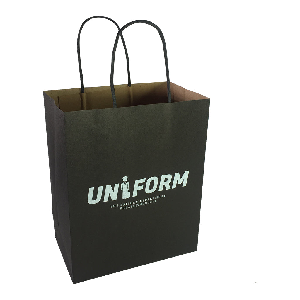 Stock Kraft Paper Carry Bag-Medium(SLP-06T) - greenpac.com.au