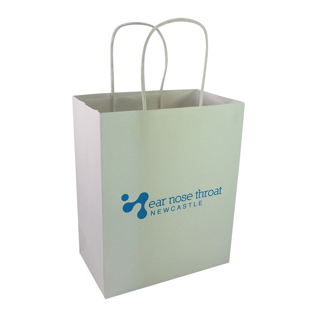 Stock Kraft Paper Carry Bag-Medium(SLP-06T) - greenpac.com.au