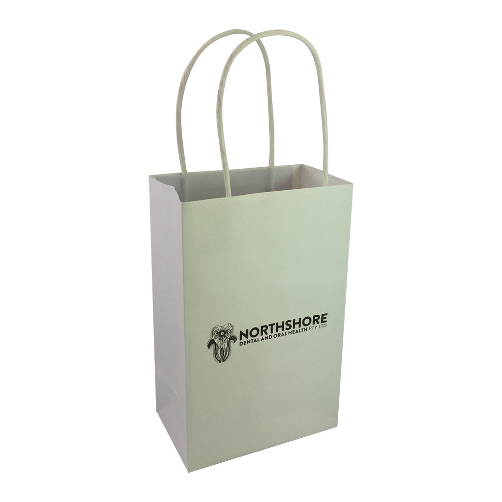 Stock Kraft Paper Carry Bag-Small(SLP-05T) - greenpac.com.au