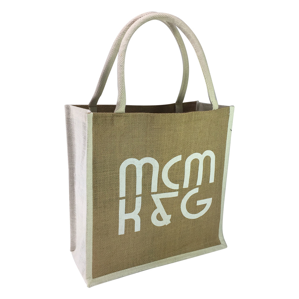 Stock Jute Square Shopper-Coloured(SJB-06T) - greenpac.com.au