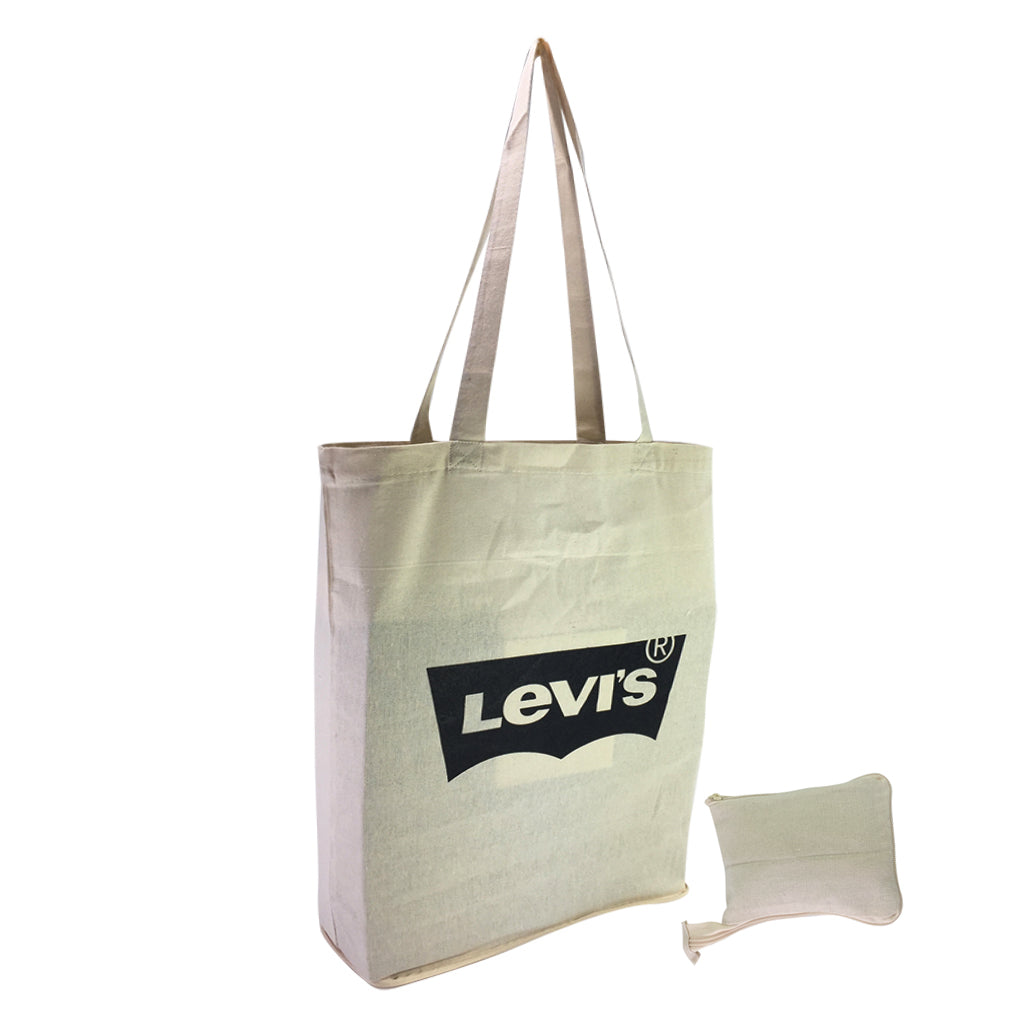 Stock Calico Fold Up Bag(SCB-23D) - greenpac.com.au