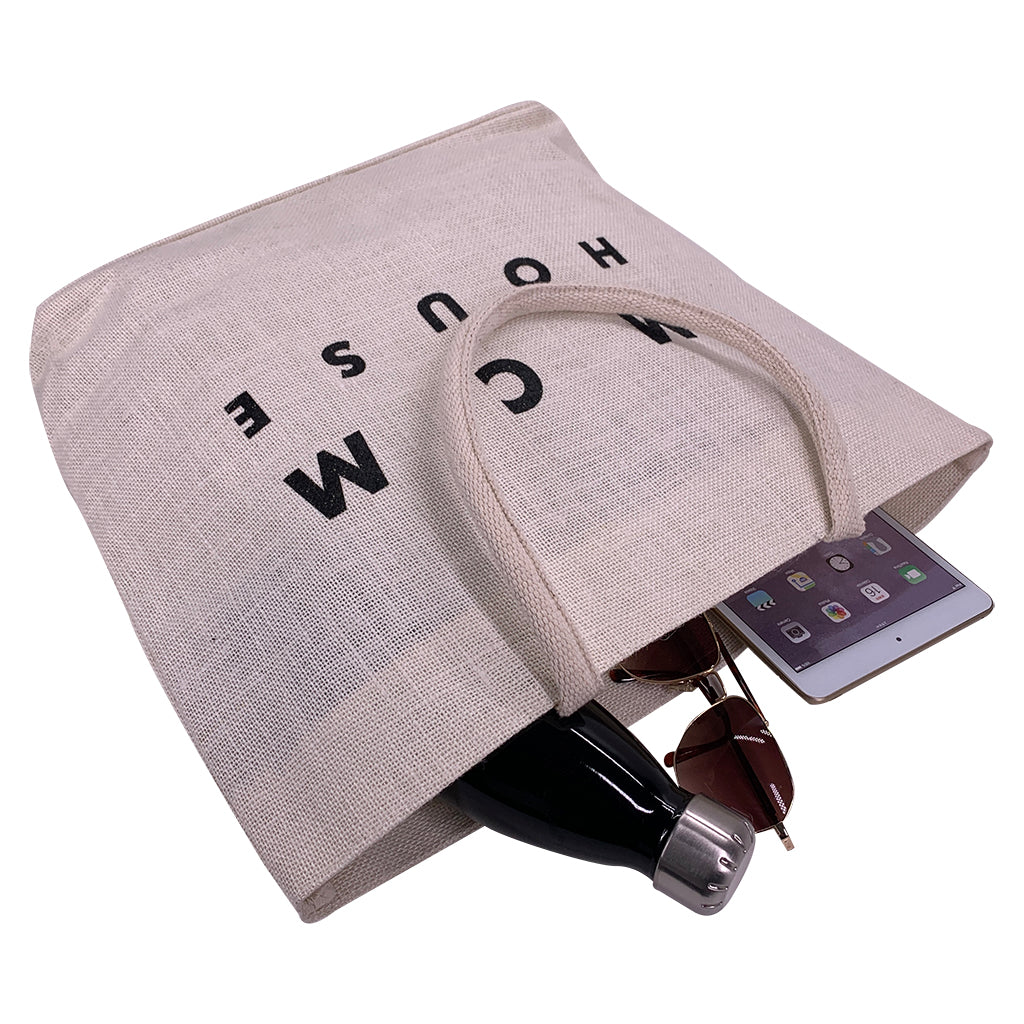 Stock Jute Carry Bag-Coloured(SJB-05T)