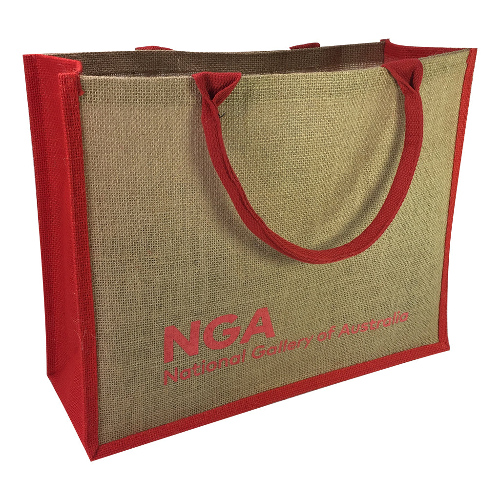 Stock Jute Bag Coloured-Red(SJB-02RD)