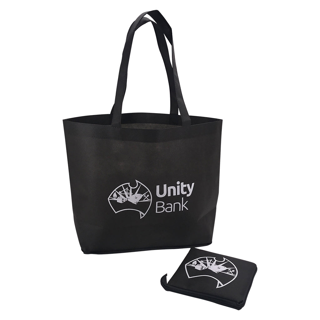 NWPP Zipper Fold Up Bag With Gusset (NW-4004) - greenpac.com.au