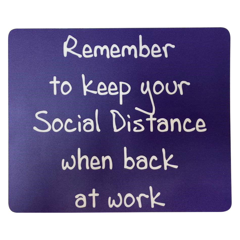 Stock Custom Message Mouse Mat (SHS-27H)