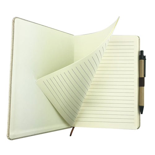 Cotton Cover A5 Notebook(SNBS-28D) - greenpac.com.au