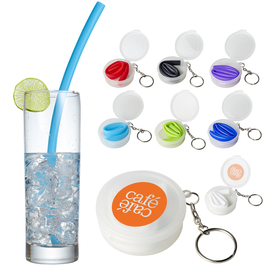 Reusable Silicone Straw With Cases(SDW-106H) - greenpac.com.au