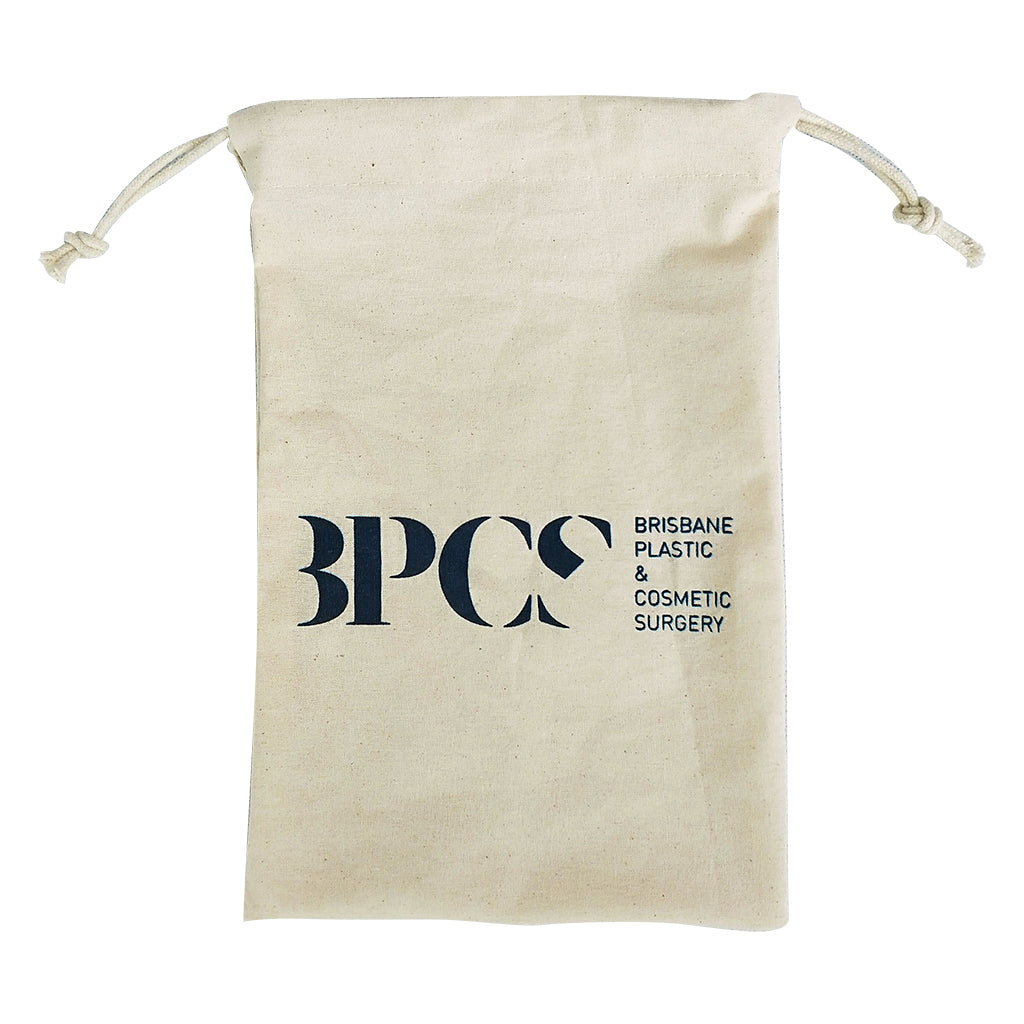 Calico Medium Drawstring  Bag(CA-08) - greenpac.com.au