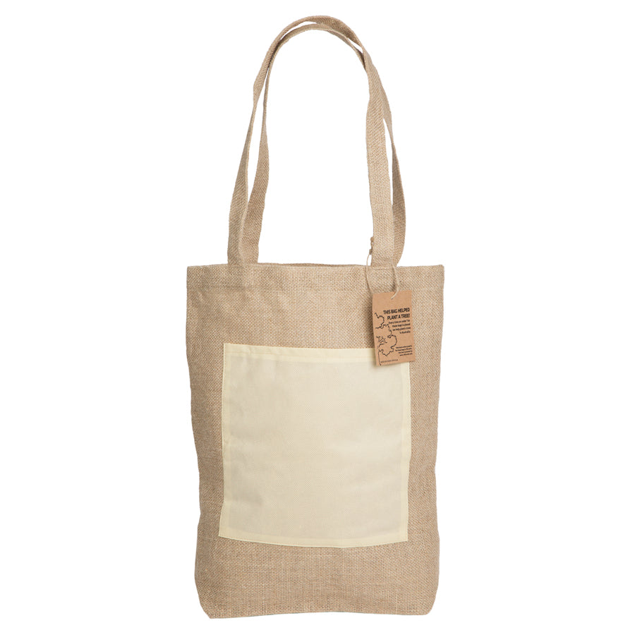 Stock Reforest Jute Shopper(SJB-21H) - greenpac.com.au