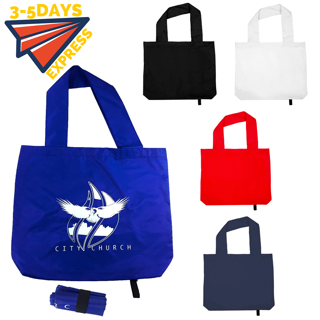 Stock Nylon Foldable Tote(SNB-18D)