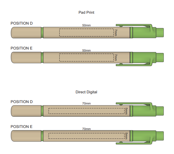 Stock Eco Pen With Highlighter(SP-48T)