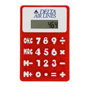 Small Rubbery Flexible Calculator(SDA-03) - greenpac.com.au