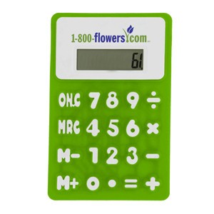Small Rubbery Flexible Calculator(SDA-03) - greenpac.com.au