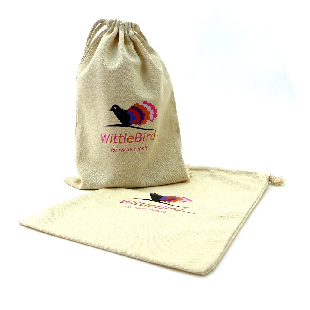 Calico Medium Drawstring  Bag(CA-08) - greenpac.com.au