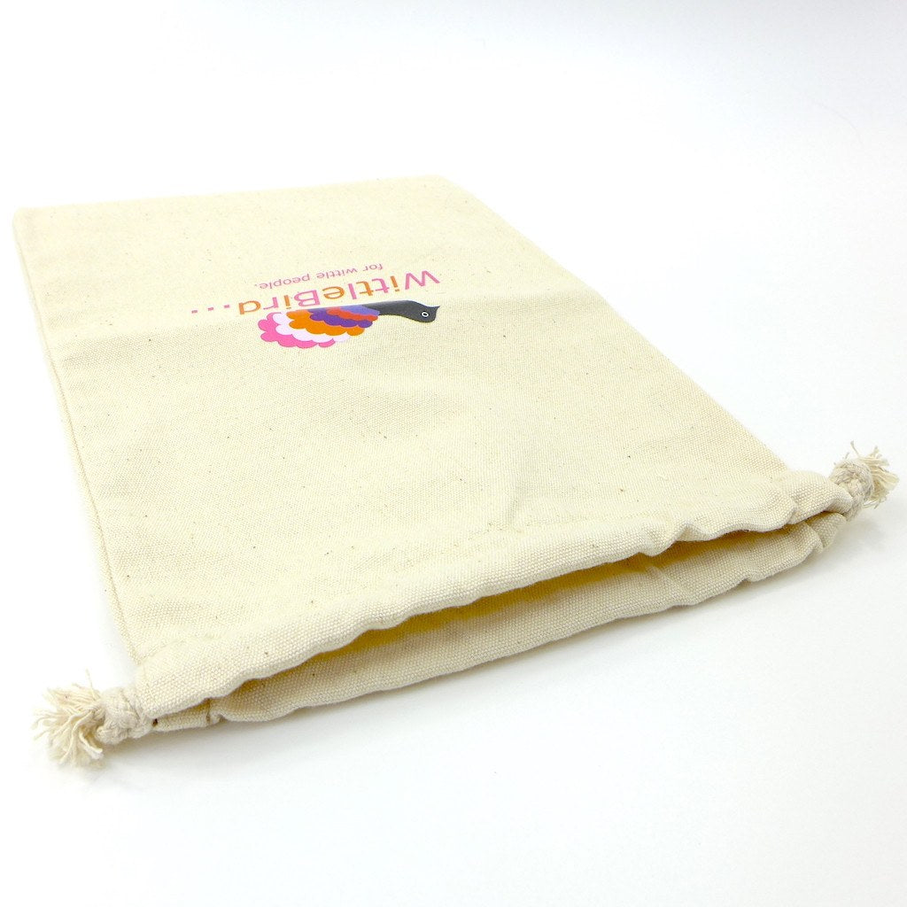 Calico Medium Drawstring  Bag(CA-08) - greenpac.com.au