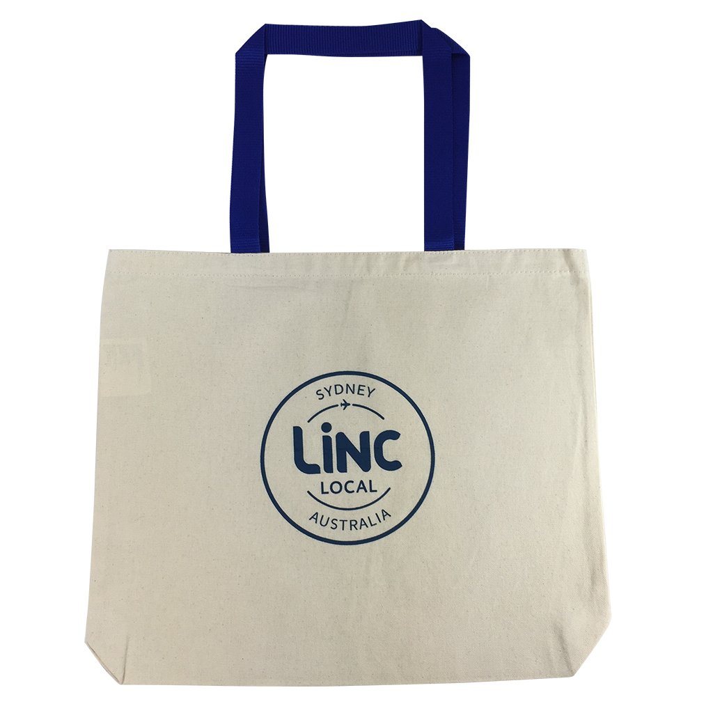 Coloured Handle Cotton Tote Bag(CB-23) - greenpac.com.au