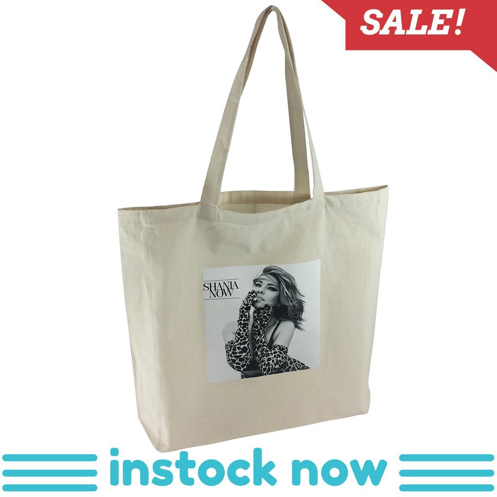 Stock Calico Shopping Bag With Extra Long Handle(SCB-19T) - greenpac.com.au