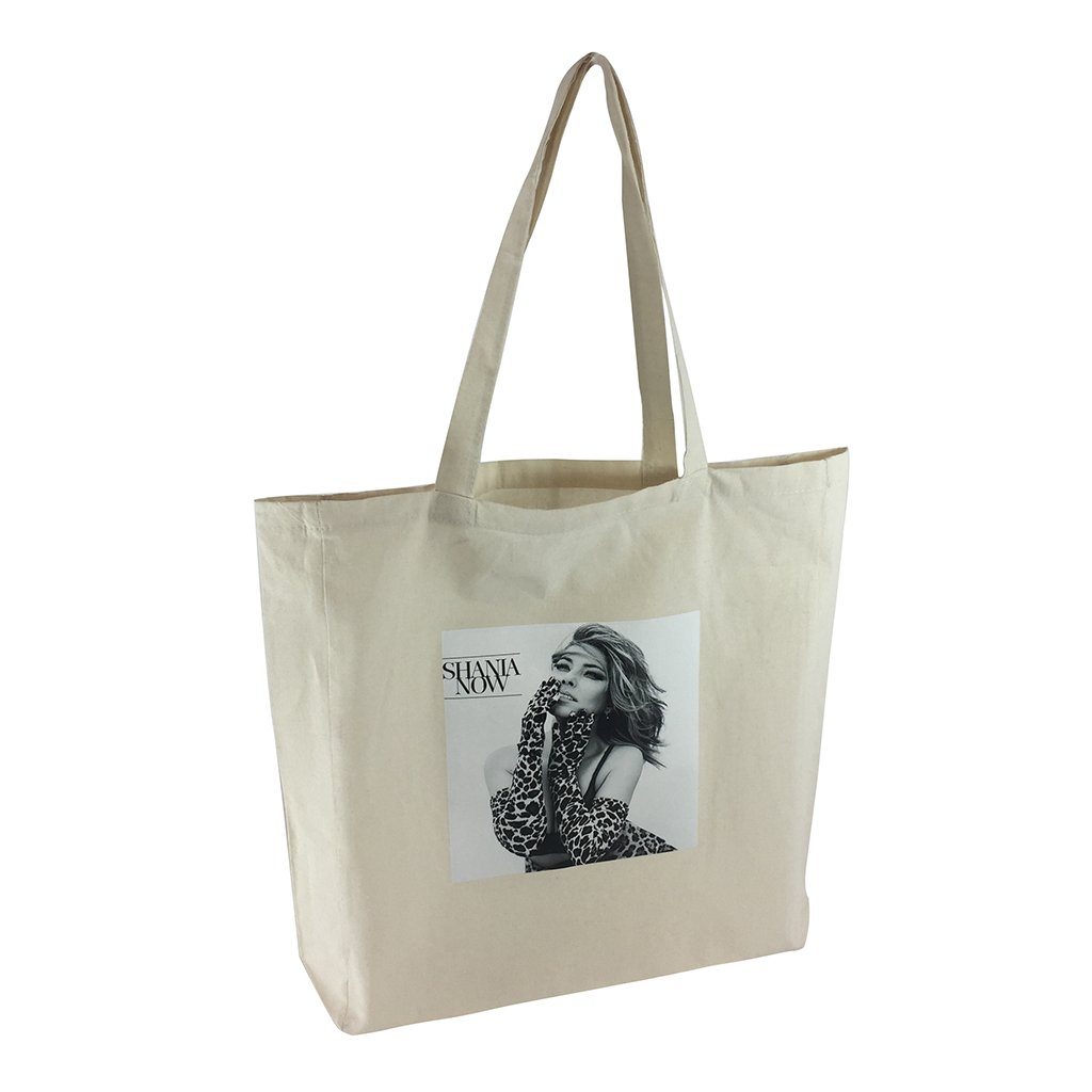 Stock Calico Shopping Bag With Extra Long Handle(SCB-19T) - greenpac.com.au