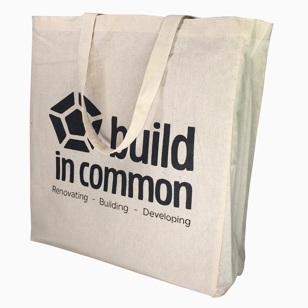 Stock Calico Shopping Bag with Gusset(SCB-06D) - greenpac.com.au