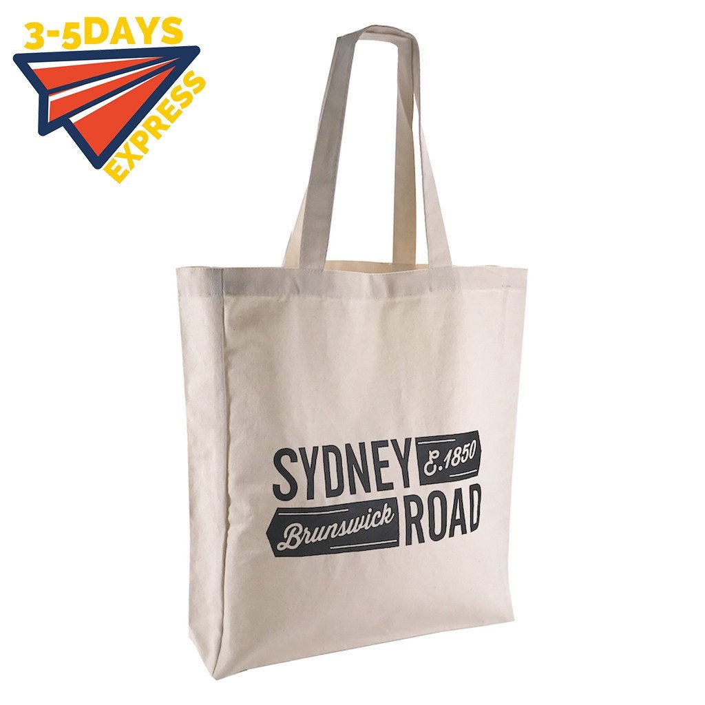 Stock Calico Shopping Bag with Gusset(SCB-06D) - greenpac.com.au