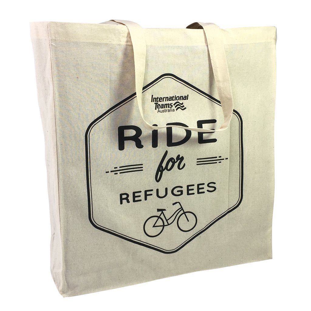 Stock Calico Shopping Bag with Gusset(SCB-06D) - greenpac.com.au