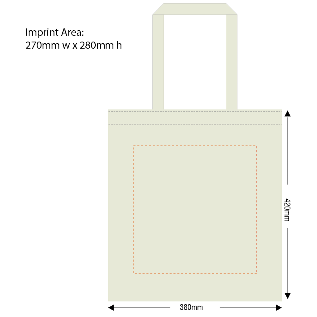Stock Calico Shopping Bag with Gusset(SCB-06D) - greenpac.com.au
